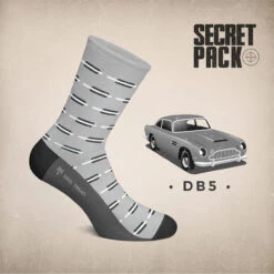 Coffret Chaussettes Voitures D'Espions -Le Bar à Chaussettes SecretPack 5