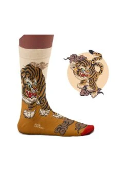 Chaussettes Tatouage Tigre Japonais -Le Bar à Chaussettes TC Tiger Japan Socks 2