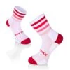 Chaussettes Running Microlon® Blanc & Rose