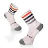 Chaussettes Running Microlon® Blanc & Gris -Le Bar à Chaussettes TF32 210