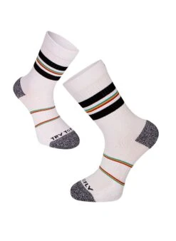 Chaussettes Active Life Style - Blanc, Style Rétro