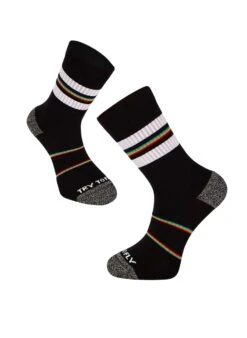 Chaussettes Active Life Style - Noir, Style Rétro