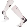 Chaussettes Compression Haut-Mollet Blanc & Gris 7 Chaussettes Compression Haut-Mollet Blanc & Gris -Le Bar à Chaussettes TF42 207