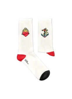 Chaussettes Sport Tatouage Symboles Romantiques
