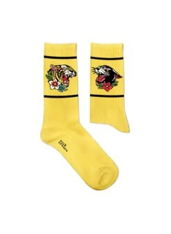 Chaussettes Sport Tatouage Tigre & Panthère