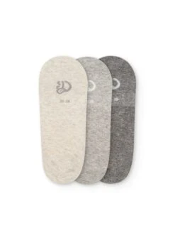 Lot De 3 Paires De Protège-Pieds Mélange De Gris -Le Bar à Chaussettes VFB 11 91a04819 466f 4e50 b9aa 4b23f88a88bb