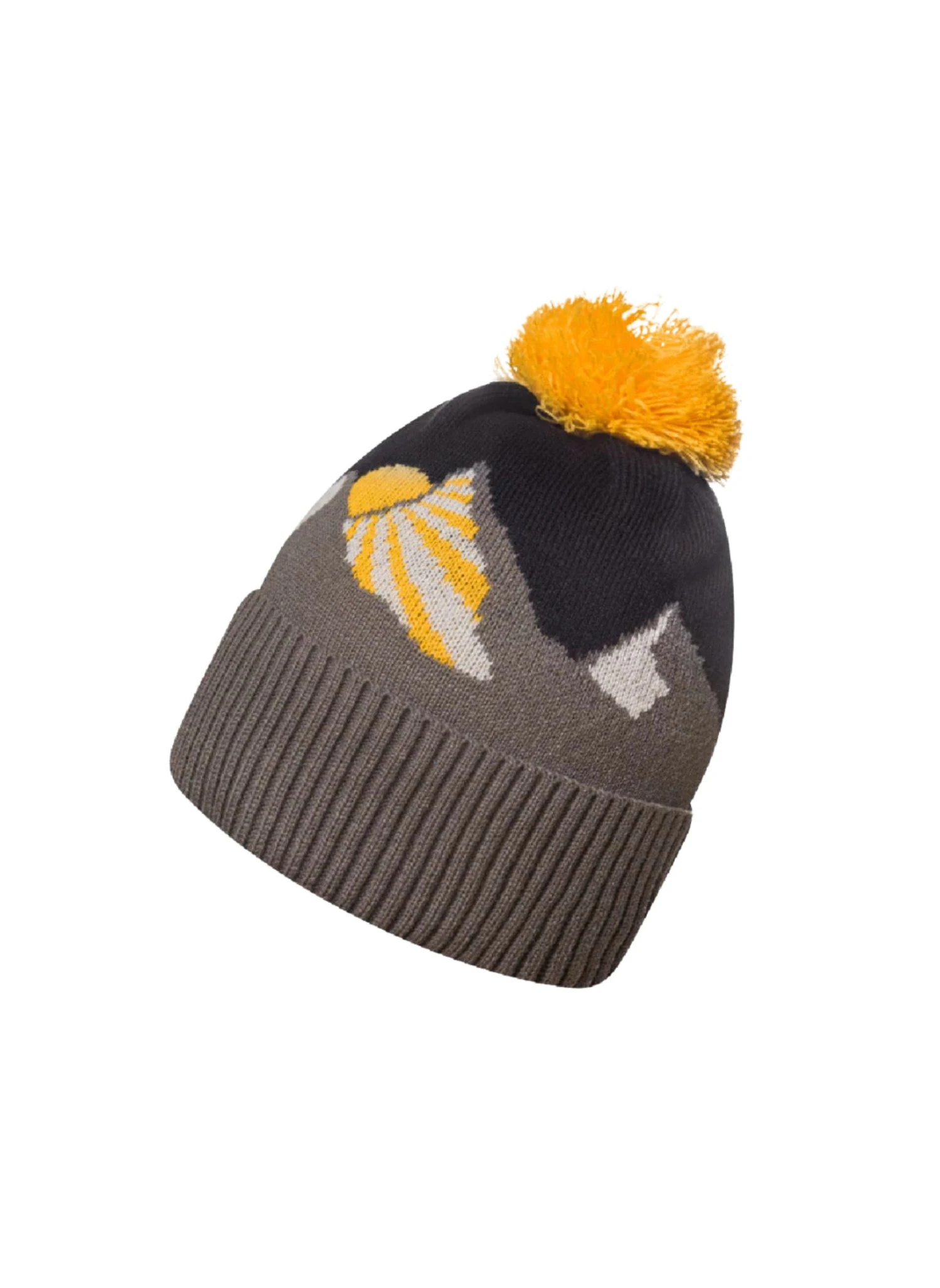 Bonnet Tricoté Coucher De Soleil Sur La Montagne 1 Bonnet Tricoté Coucher De Soleil Sur La Montagne