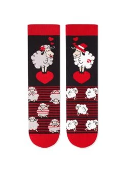 Chaussettes Arty Moutons Amoureux - Noires -Le Bar à Chaussettes VFB 15 631e4360 7a3d 4adc ba1a 7ce385d41552