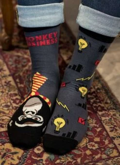 Chaussettes Arty Monkey Businessman -Le Bar à Chaussettes VFB 19 d284edeb 5c7a 4a61 a3ca c063b47bb8cd