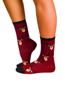 Chaussettes Coton Bordeaux Cerfs Majestueux -Le Bar à Chaussettes VFB 1 cdbb60a6 1930 4545 beb0 d0b655989a36