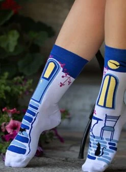Chaussettes Arty Soirée Grecque -Le Bar à Chaussettes VFB 23 883888a5 a4cd 42ea 9464 71fa4c4bf420