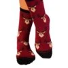 Chaussettes Coton Bordeaux Cerfs Majestueux -Le Bar à Chaussettes VFB 2 8dee9f47 5553 421e abcc c83bbaccef85