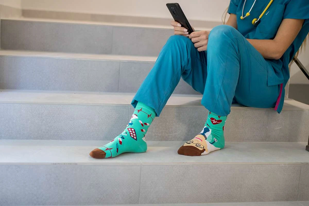 Chaussettes Arty Professions - Docteur 5 Chaussettes Arty Professions - Docteur – Image 5