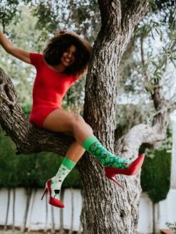 Chaussettes Coccinelles Et Trèfles à 4 Feuilles -Le Bar à Chaussettes le bar a chaussettes chaussettes coccinelles et trefles a 4 feuilles 37782130000113