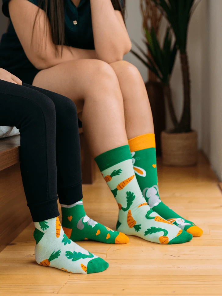Chaussettes Enfants Carottes Et Lapins 7 Chaussettes Enfants Carottes Et Lapins – Image 7