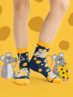 Chaussettes Enfants Souris Et Fromage -Le Bar à Chaussettes le bar a chaussettes chaussettes enfants souris et fromage 51256065556813
