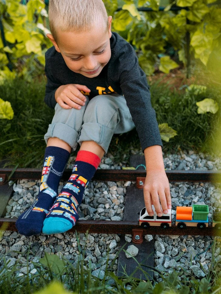 Chaussettes Enfants Trains 3 Chaussettes Enfants Trains – Image 3