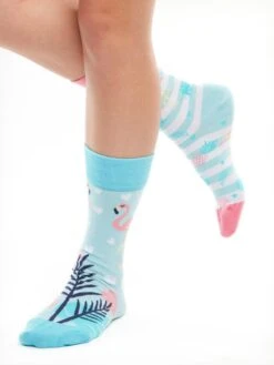 Chaussettes Flamants Roses Amoureux -Le Bar à Chaussettes le bar a chaussettes chaussettes flamants roses amoureux 37523401375985