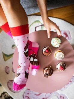 Chaussettes Muffins Rose -Le Bar à Chaussettes le bar a chaussettes chaussettes muffins rose 51883123736909