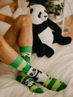 Chaussettes Pandas & Rayures -Le Bar à Chaussettes le bar a chaussettes chaussettes pandas et rayures 51894160752973