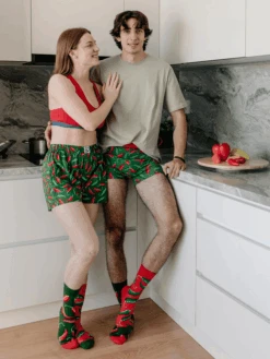 Chaussettes Piments Rouges Et Verts 7 Chaussettes Piments Rouges Et Verts -Le Bar à Chaussettes le bar a chaussettes chaussettes piments rouges et verts 51048529297741