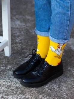 Chaussettes La Poule Ou L'Œuf -Le Bar à Chaussettes le bar a chaussettes chaussettes poule ou oeuf 52038398280013