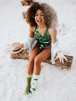 Chaussettes Tortues Marines -Le Bar à Chaussettes le bar a chaussettes chaussettes tortues marines 37775100444913