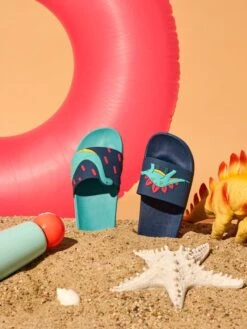 Claquettes Enfants L'ère Du Dino -Le Bar à Chaussettes le bar a chaussettes claquettes enfants l ere du dino 51882829054285