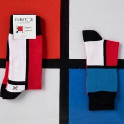 Chaussettes Composition II, Mondrian -Le Bar à Chaussettes le bar a chaussettes composition ii socks 38203451277553