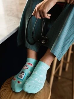 Socquettes Médecine Et ECG -Le Bar à Chaussettes le bar a chaussettes socquettes medecine et ecg 38606439612657