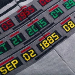 Chaussettes La DeLorean De Retour Vers Le Futur -Le Bar à Chaussettes le bar a chaussettes time machine socks 38501178015985