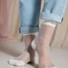 Chaussettes Transparentes à Paillettes Sapin Irisé -Le Bar à Chaussettes sapinirise VFB 1
