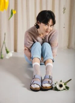 Chaussettes Transparentes à Paillettes Sapin Irisé -Le Bar à Chaussettes sapinirise VFB 2